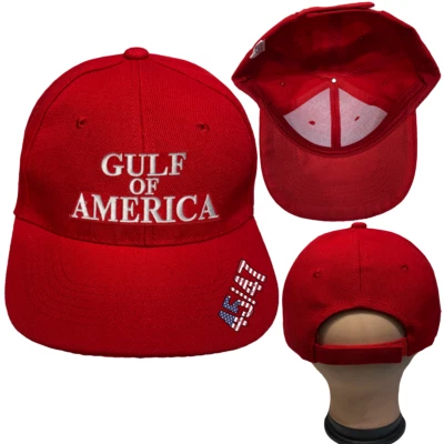 TRUMP 45 47 GULF 2025 BANDERA AMÉRICA Gorra Ajustable Sombreros de Béisbol Lote al por mayor Foto 1 de 3