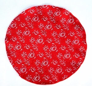 Lord R Colton Masterworks Pocket Round Bright Red Collision Silk $75 Retail New - Picture 1 of 2