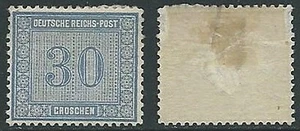 1872 GERMANIA IMPERO ALTI VALORI 30 G MH * - G41 - Picture 1 of 1