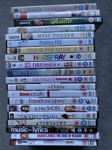 ROMANE COMEDY DVD X20 DEVIL WEARS PRADA LOVE ACTUALLY BRIDGET JONES SEX & CITY - Picture 1 of 1