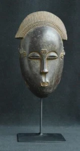 Masque Africain Baoulé ( Côte d'Ivoire) - Picture 1 of 8