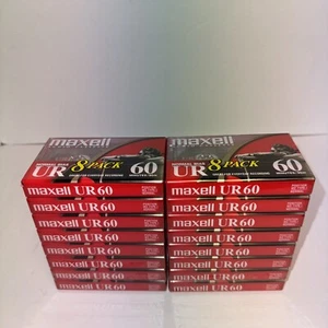 16 nastri audio cassette Maxwell UR 60 nuovi mai aperti (2-8 confezioni) - Foto 1 di 1