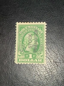 US Stamp Scott# R217 $1.00 Documentary Used Stock Transfer Great Find - #2315 - Picture 1 of 4