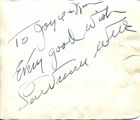 Lawrence Welk TV Show Host Accordionist Bandleader Rare Signed Autograph Cover