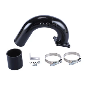Tubo de tubo de codo de admisión de alto flujo para 03-07 Dodge Ram 5,9 L Cummins diésel negro - Imagen 1 de 8