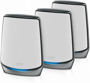 NETGEAR Orbi WiFi 6 Mesh WLAN System RBK853 - Routeur avec 2x satellites - Photo 1/3