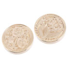  2 Pcs Copper Head Wax Seal Stamp Replacement Sealing Vintage Decor