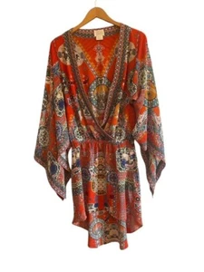 Camilla Sz Small US 6 Soft Silk Limited Edition Kimono W/Split Sleeve Dress - Picture 1 of 15