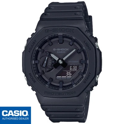 CASIO GA-2100-1A1ER⎪GA-2100-1A1⎪Original⎪G-SHOCK Classic⎪Negro⎪FULL BLACK⎪Hombre