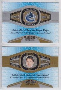 2013-14 O-PEE-CHEE INSERT RINGS R1-50 TEAM PLAYER OPC FINISH SET YOU PICK