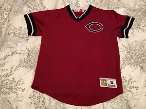 mitchell ness Baseball jersey small Cleveland Indians/Guardians Throw Back - Picture 1 of 5