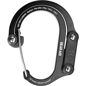 HEROCLIP Gear Aid Karabiner Clip Haken Medium 360 Grad Rotation 60 Pfund Stärke - Bild 1 von 25