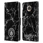 MAN CITY FC MARBLE BADGE LEATHER BOOK WALLET CASE COVER FOR MOTOROLA PHONES