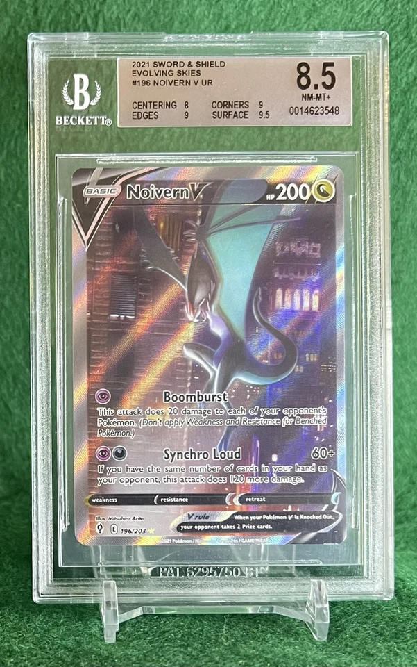 Sword and Shield Evolving Skies Noivern V 2021 ultra trasero BGS CASI NUEVO-COMO NUEVO+ 8,5 Foto 1 de 1