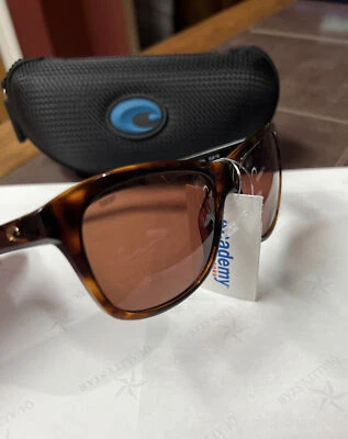Gafas de sol Costa Del Mar Vela 06S9027 brillantes tortuga/cobre 580P NUEVAS Foto 1 de 4