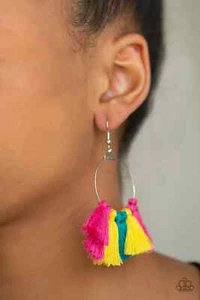 Paparazzi PERUVIAN PRINCESS multi earrings - Picture 1 of 2