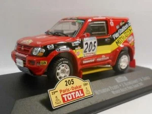 WOW EXTREM SELTEN Mitsubishi Pajero Gen3 Evo #205 Dakar 2001 1:43 Vitesse-Spark - Bild 1 von 3