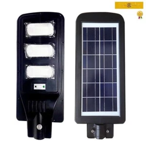 FARO LED LAMPIONE STRADALE LUCE FREDDA ENERGIA SOLARE CON TELECOMANDO - Imagen 1 de 50