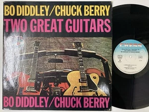 BO DIDDLEY/CHUCK BERRY - Two Great Guitars LP (RARE French Import on CHESS) - Picture 1 of 2
