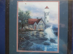 Thomas Kinkade Candamar Designs Cross Stitch Beacon Of Hope Lighthouse NIP - Picture 1 of 3