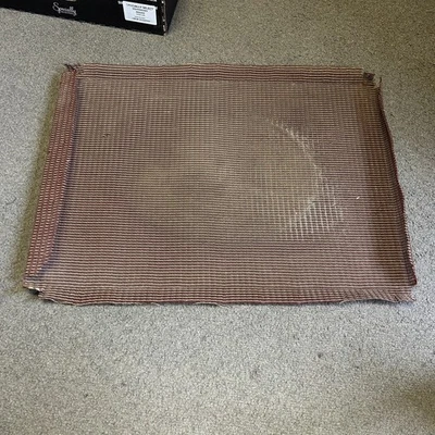 1961 Fender Brown Guitar Amplifier Grill Cloth 32"x22" - Image 1 of 3