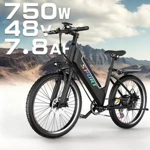 DEEPOWER F26 Elektrofahrrad 750W 7,8Ah Offroad Pendler 26 Zoll All-Terrain Ebike - Bild 1 von 12