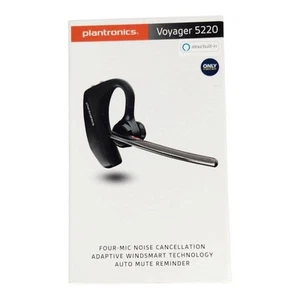 NEW SEALED- Plantronics Voyager 5200 / 5220 POLY Wireless Bluetooth HEADSET - Photo 1 sur 3