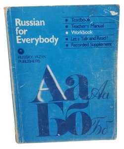 Russian For Everybody Workbook By Russky Yazyk 1984 READ - Picture 1 of 12