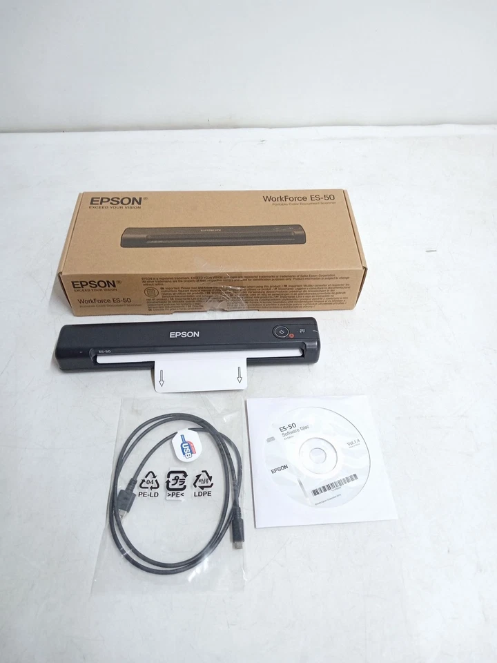 Epson WorkForce ES-50 scanner di documenti mobile (B11B252401) - Immagine 1 di 4