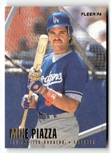 1996 Fleer #445 Mike Piazza - Picture 1 of 2