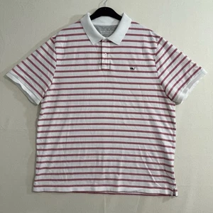 Vineyard Vines Edgartown Polo Striped Mens Size Large - Picture 1 of 7