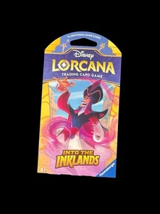 Pack booster manches Disney Lorcana TCG Into The Inklands scellé - Photo 1/2