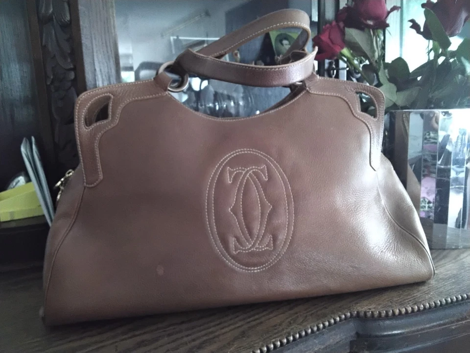 Cartier Handtasche beige, Marcello - Bild 1 von 4