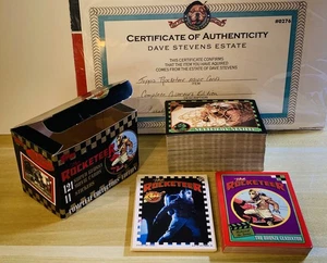 Dave Stevens Rocketeer #1 Card Set Personal File Exemplar Estate Piece COA - Picture 1 of 15