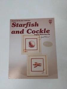 VTG Jewels Of The Sea Collection Starfish Cockle Cross Stitch Pattern Booklet - Picture 1 of 4