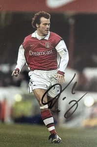 Arsenal foto 6x4 firmata a mano Freddie Ljungberg 1 - Foto 1 di 1