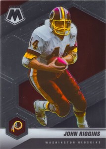 John Riggins 2021 Mosaic Football Chrome Base Card #198 Washington Redskins NFL