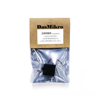 DasMikro 493L M17 MT-5 MT-R FHSS-5 2.4G 4CH Receiver Compatible SANWA FH5 FH5U - Image 1 of 4