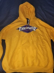 Thrasher Hoodie XL Yellow - Picture 1 of 2