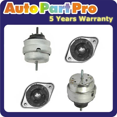 Montaje de motor y transmisión 4 piezas. Audi A4 A4 Quattro 2003-2005 1,8 L para automático. Foto 1 de 4