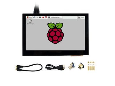 Waveshare 800x480 4.3inch HDMI LCD IPS Capacitive Touch Screen for Raspberry Pi - Image 1 of 4