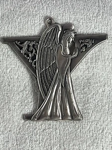 Christmas ornament metal angel large wings MAX7865 - Picture 1 of 5