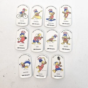 (11) 1984 Los Angeles Olympics Sam The Eagle Pins Lot - Picture 1 of 10