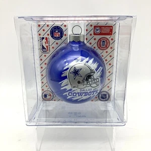 Adorno de vidrio vintage de la serie de coleccionista de deportes de la NFL Dallas Cowboys - Imagen 1 de 8