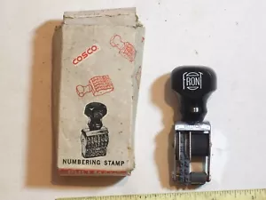 Schreibwaren-NUMMERIERUNGSSTEMPEL PULLMAN COSCO SONDERZUSTAND 0-5 IN OVP - Bild 1 von 6