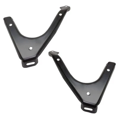 Bumper Bracket Front Left & Right Steel 2Pc For 2001-2004 Ford F-250 Super Duty Foto 1 de 4