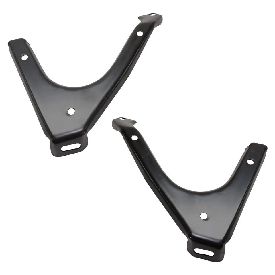 Bumper Bracket Front Left & Right Steel 2Pc For 2001-2004 Ford F-250 Super Duty Foto 1 de 4