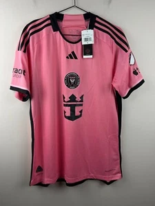 NWT Authentic New Adidas Inter Miami Lionel Messi #10 Home Heartbeat Pink Jersey - Picture 1 of 11