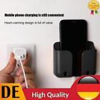 Sticky Wall Phone Charger with Hook, Remote Storage Box (S