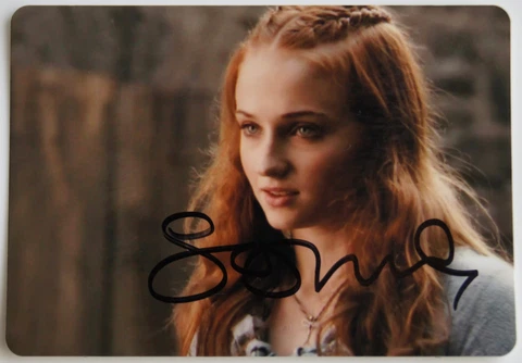 GAME OF THRONES SOPHIE TURNER SANSA SIGNED PHOTOGRAPH PSA DNA GUARANTEE AUTO Cover